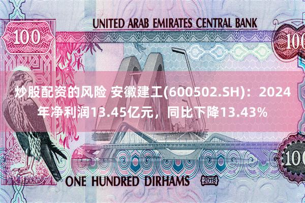 炒股配资的风险 安徽建工(600502.SH)：2024年净利润13.45亿元，同比下降13.43%