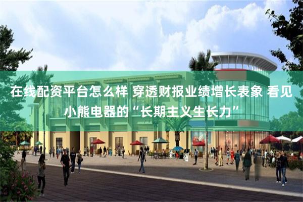 在线配资平台怎么样 穿透财报业绩增长表象 看见小熊电器的“长期主义生长力”